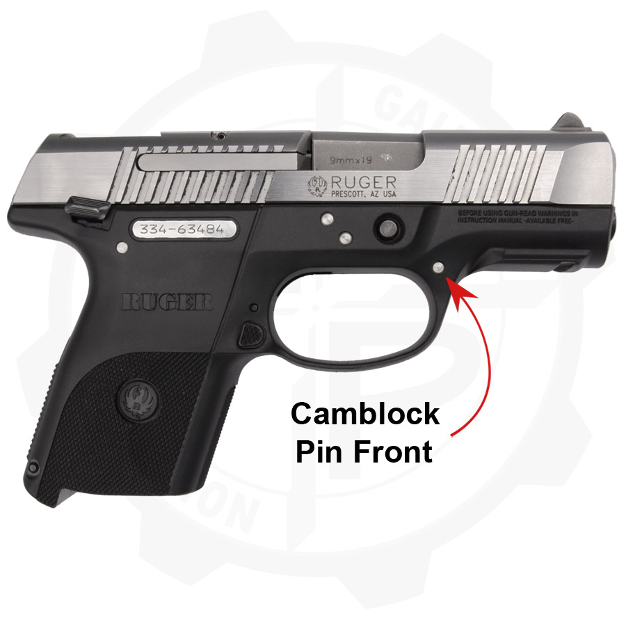 Camblock Pin Front for Ruger SR9, SR9e, SR9c, SR40, SR40c, and SR45 Pistols
