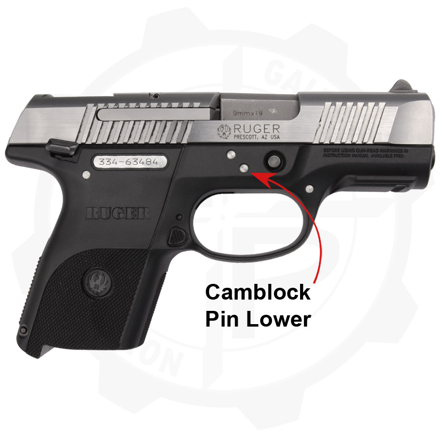Camblock Pin Lower for Ruger SR9, SR9e, SR9c, SR40, SR40c, and SR45 Pistols