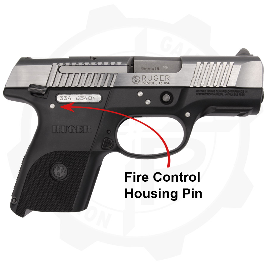 Fire Control Housing Pin for Ruger SR9, SR9e, SR9c, SR40, SR40c, and SR45 Pistols