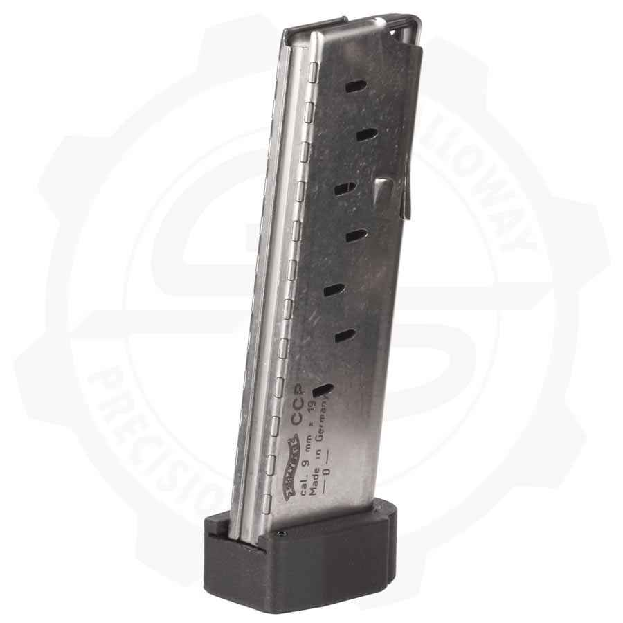 +1 Magazine Extension for Walther CCP Pistols