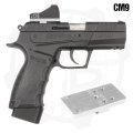 Optic Mount Plate in Silver for SAR USA CM9 Pistols