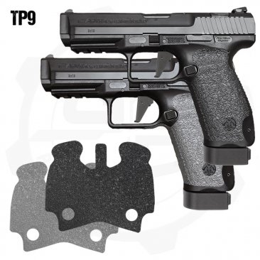 Traction Grip Overlays for Canik TP9SF, TP9SFx, TP9SA, and TP40SA Pistols