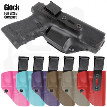 Compact Holster with UltiClip for Glock Compact and Full Size Pistols