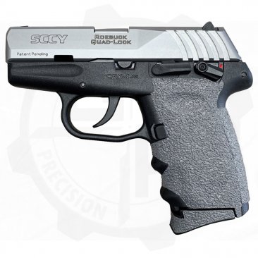 Grey Traction Grip Overlays for SCCY CPX-4 Pistols
