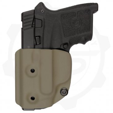 Compact Holster with UltiClip for Smith & Wesson BG380 and M&P 380 Pistols with Internal Crimson Trace