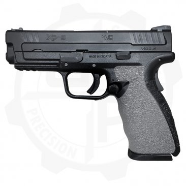 Grey Traction Grip Overlays for Springfield XD-9 and XD-40 Mod.2 4" Pistols