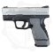 Grey Traction Grip Overlays for Springfield XD-9 and XD-40 Mod.2 Sub-Compact Pistols