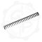 Flat Wound Recoil Spring for Smith and Wesson CSX Pistols