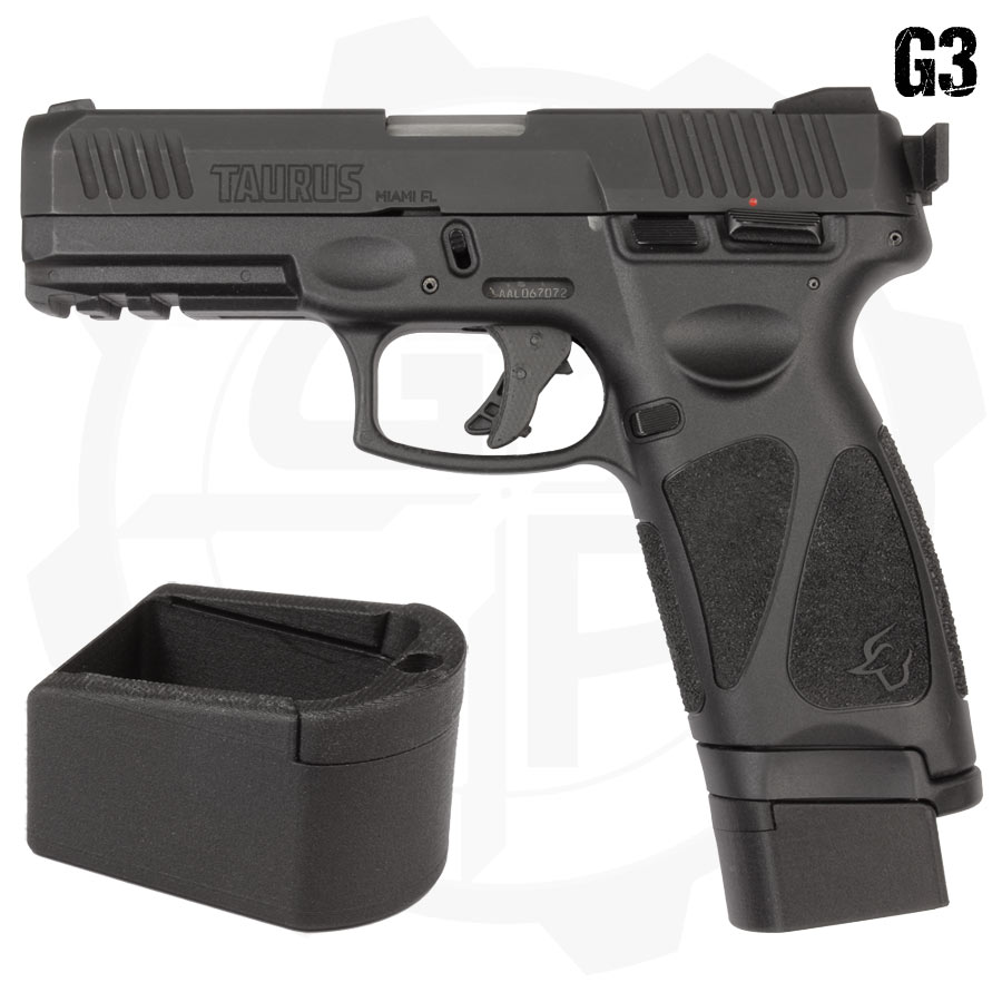 taurus g3 9mm pistol extended magazine