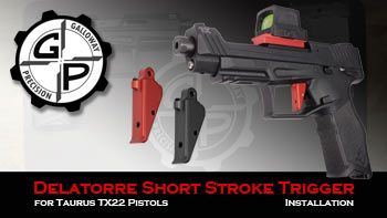 Delatorre Trigger Installation for the Taurus TX22 Pistol