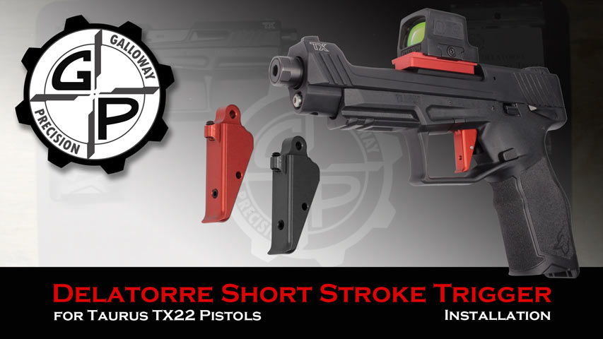 Delatorre Trigger Installation for the Taurus TX22 Pistol