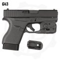 +1 Magazine Extension for Glock G43 Pistols