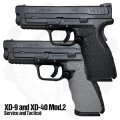 Traction Grip Overlays for Springfield XD-9 and XD-40 Mod.2 4" Pistols