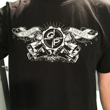 Galloway Precision Vintage Black T-Shirt