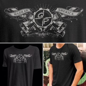 Galloway Precision Vintage Black T-Shirt