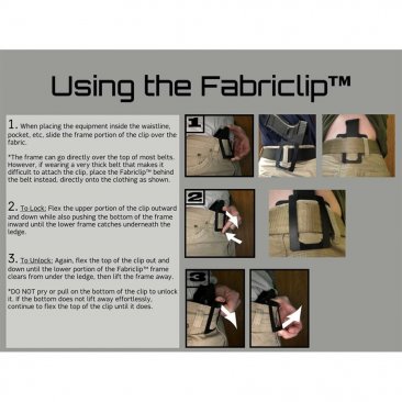 Fabriclip Instructions