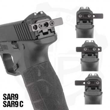 Aluminum Rack Assist Back Plate for SAR USA SAR9 and SAR9 C Pistols