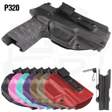 Compact Holster with UltiClip for Sig Sauer® P320 and P320C Carry Model Pistols
