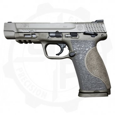 Grey Traction Grip Overlays for Smith and Wesson M&P 9 and 40 M2.0 Full Size Pistols