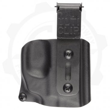 Compact Holster with UltiClip for Smith & Wesson BG380 and M&P 380 Pistols with External Crimson Trace