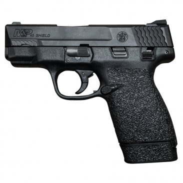 Black Traction Grip Overlays for Smith and Wesson M&P 45 Shield Pistols