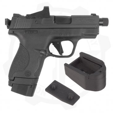 +1 Magazine Extension for Smith & Wesson M&P 9 Shield and 40 Shield Pistols