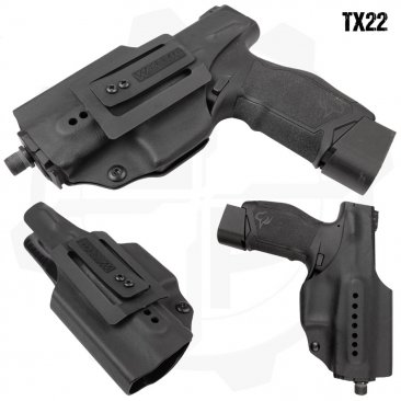 Competition / Carry Holster with Fabriclip for Taurus TX22 Pistols