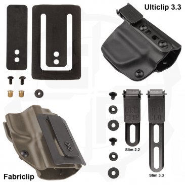 Fabriclip and Ulticlip Concealment Holster Clips