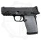 Grey Traction Grip Overlays for Smith and Wesson M&P 9 Shield EZ Pistols