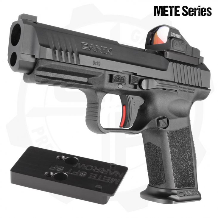 Optic Mount Plate for Canik METE SFX, SFT, SF Series, and TTI Combat Pistols